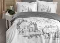 Постельное белье сатин 3D First Choice - Keira (Турция), евро